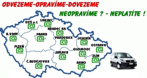 Mapa servisů